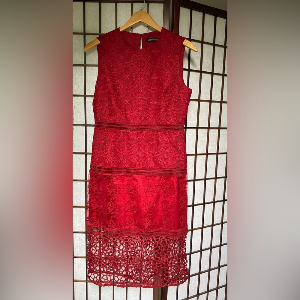 Stunning red Zara dress